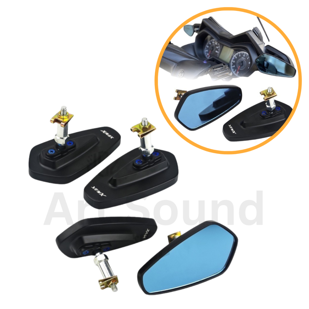 Spion Motor Xmax 250/300 2017-2022 Kaca Biru Kualitas Premium