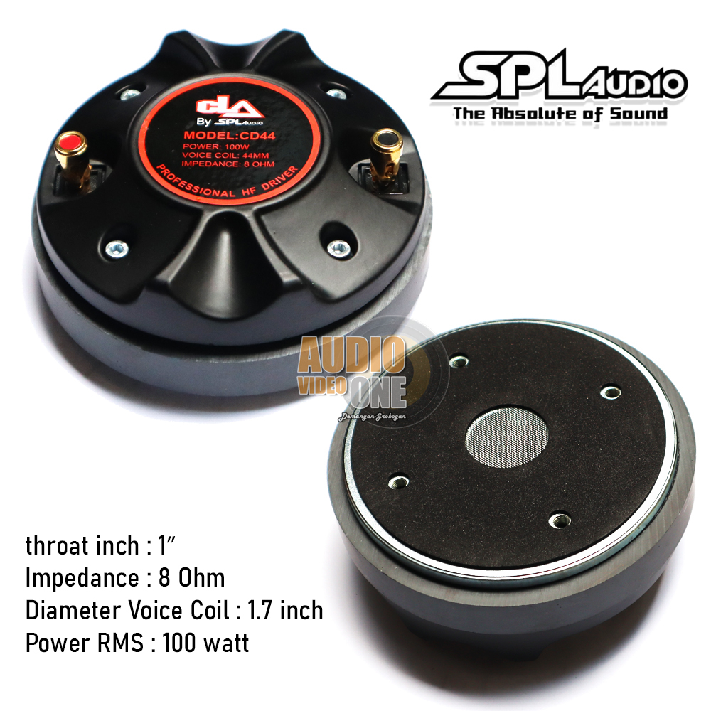 Tweeter CLA CD44 By SPL AUDIO Driver Tweeter D4 Spul 44mm Original