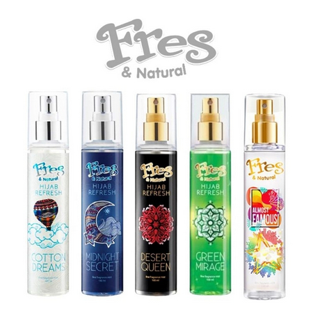 FRESH & NATURAL Hijab Refresh Spray Cologne / Parfum Hijab Fresh 100ml