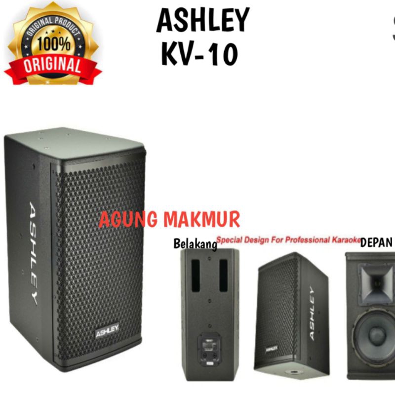 peaker Pasif Ashley KV 10 Original 10 inch -. ASHLEY KV10
