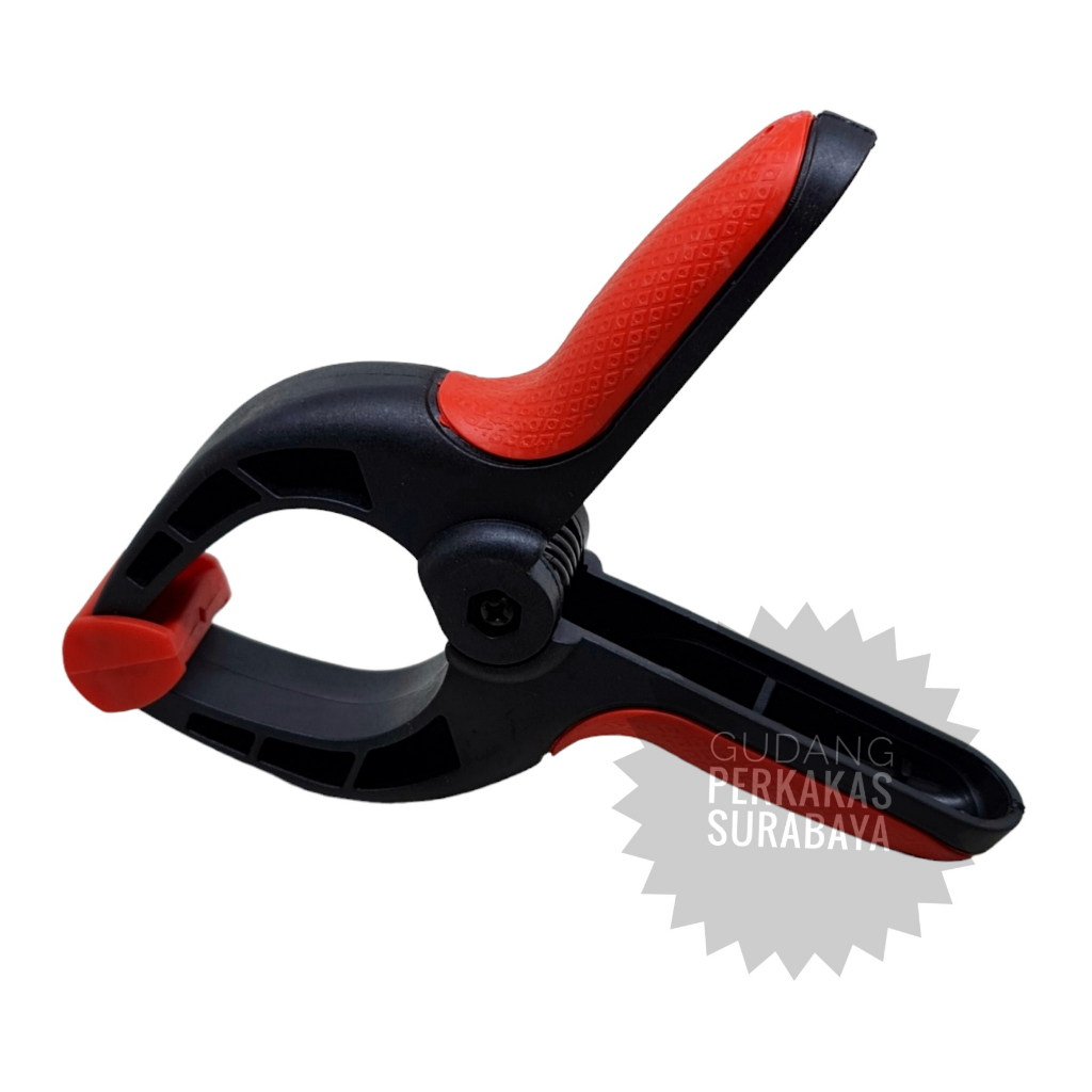 SPRING CLAMP CATOK PENJEPIT SERBA GUNA HAND CLAMP CATOK KAYU PLASTIK
