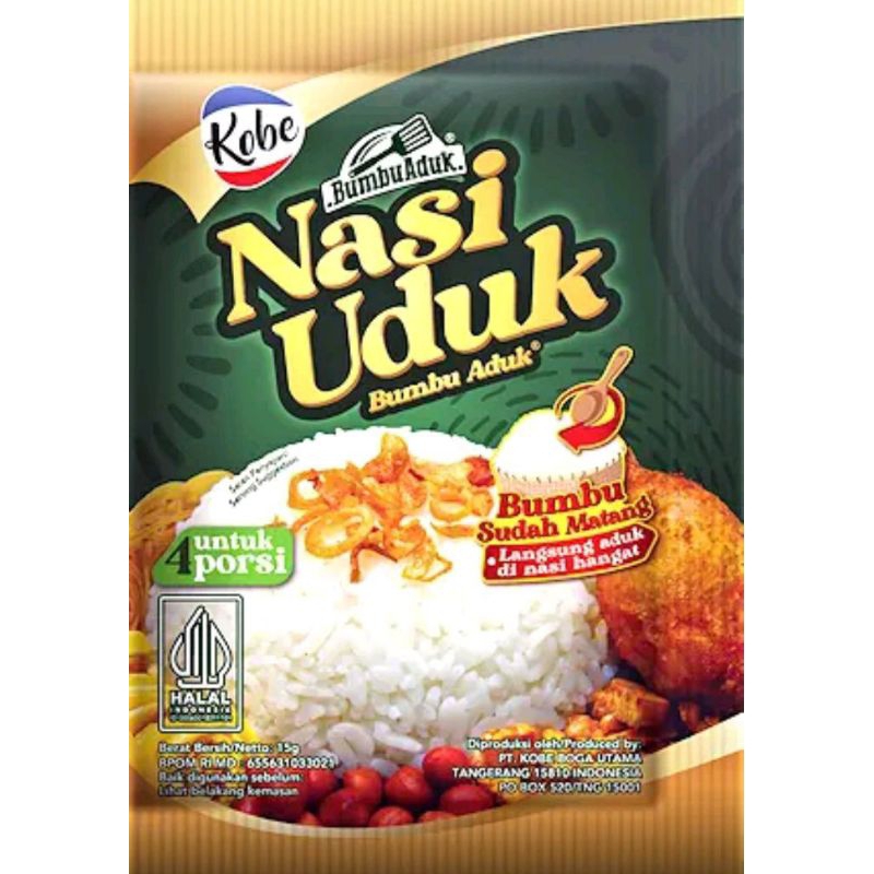 

Kobe Nasi Uduk Instan 15gr/Kobe Bumbu