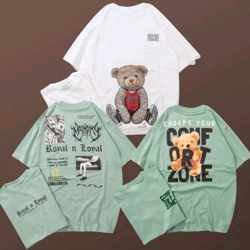 Kaos Distro Comfort Zone Pria Wanita | T-shirt Cowok Cewek Atasan Sablon | Katun Combed | Soft Lembu