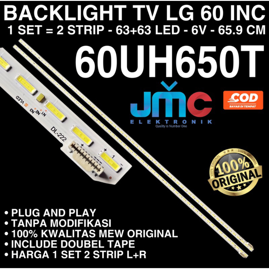 BACKLIGHT TV LED LG 60 INCH 60UH650T 60UH650 60UH 60UH650T-TB.BTIWLJD