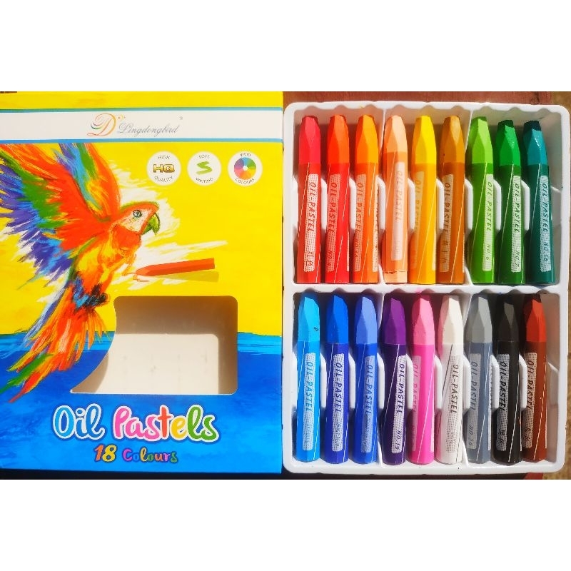 

Crayon 18 warna, Krayon set 18 warna, Murah anak anak, Oil pastel bagus. Cover serie parrot