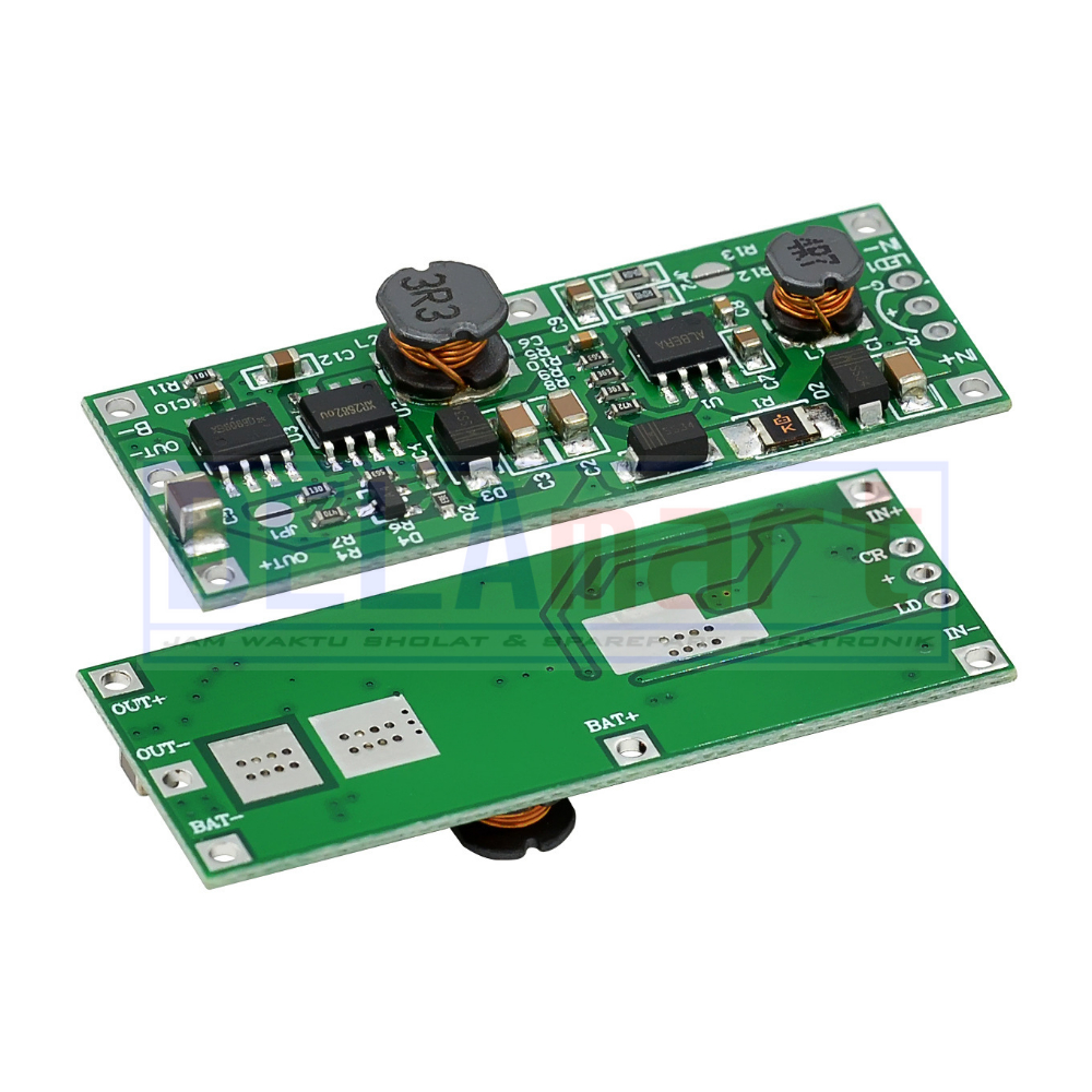 DC UPS module 9v 12v 1A 18650 boost step up