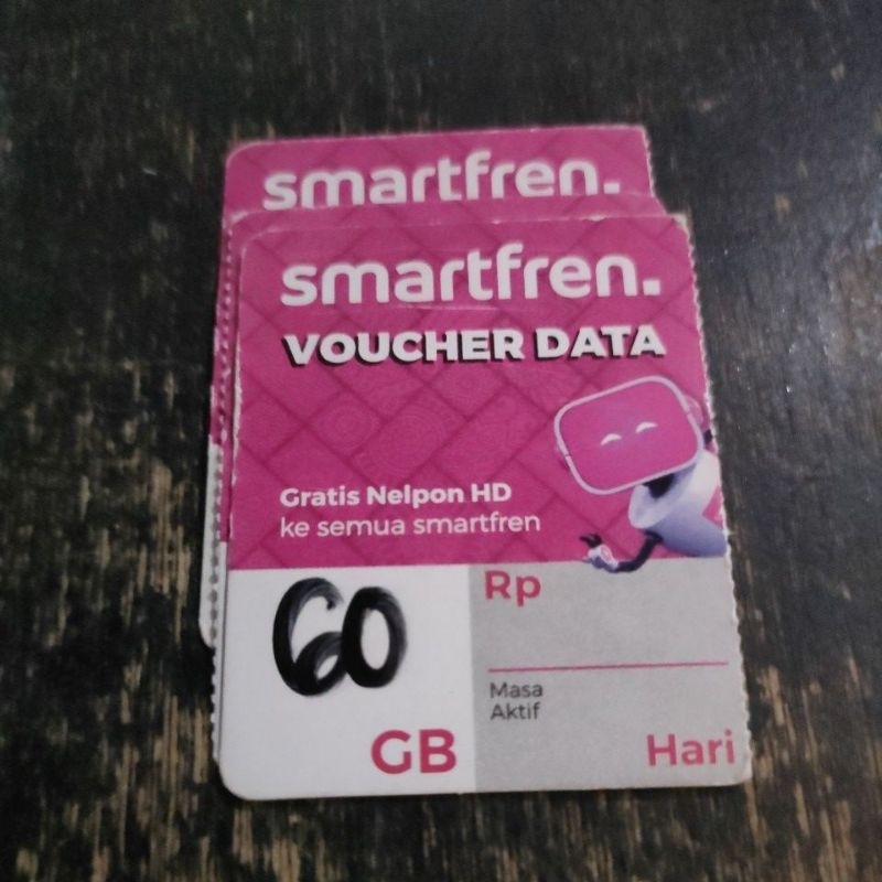 Voucher Smartfren 60GB Unlimited Nonstop