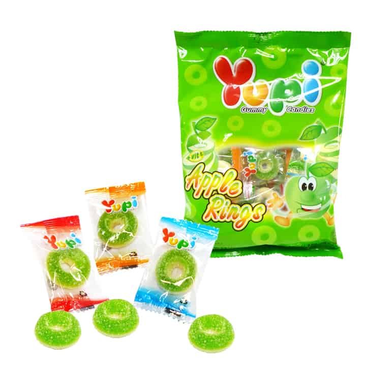 

Yupi Gummy Candies Apple Rings 120 g