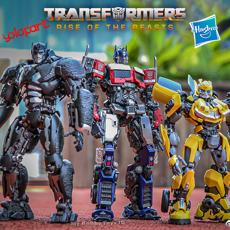 100% ORI Yolopark Figure Transs Formers Rise Of The Beasts Optimus Prime Primal Bumblebee Model KIT