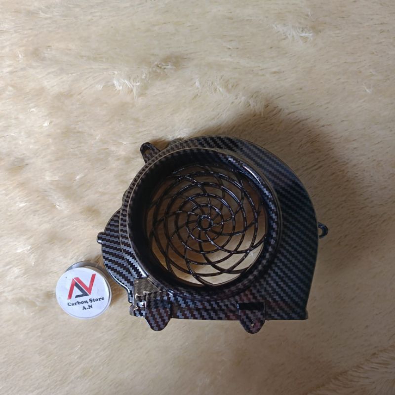 Tutup Kipas Beat Karbu Full Karbon Celup - Karbon WTP - Karbon Cover Body Motor