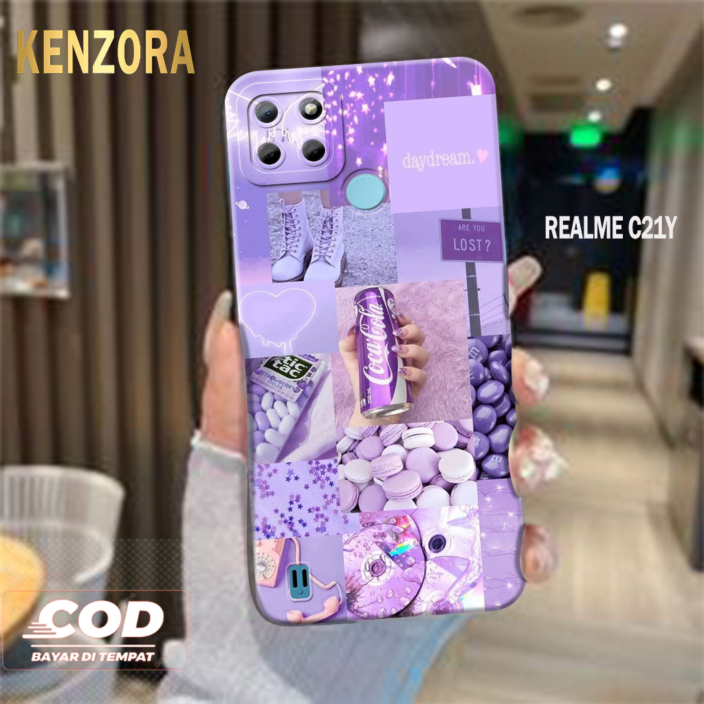 Case REALME C21Y Fashion Case Kenzora Case Kartun Cute Hardcase Softcase Kesing REALME C21Y Cover Si