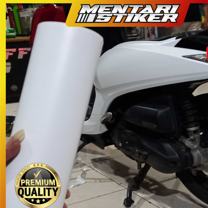 STIKER PUTIH DOF/STIKER PUTIH GLOSY/STIKER MOTOR/SKOTLET MOTOR