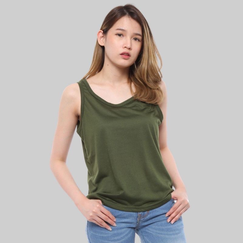 6pcs /Tank top Tali Besar Wanita Dewasa Dan Tank top Tali Kecil / Manset Wanita / Singlet perempuan Remaja Murah Terbaru / Teng Top Tali/ Teng top Tali Besar-3