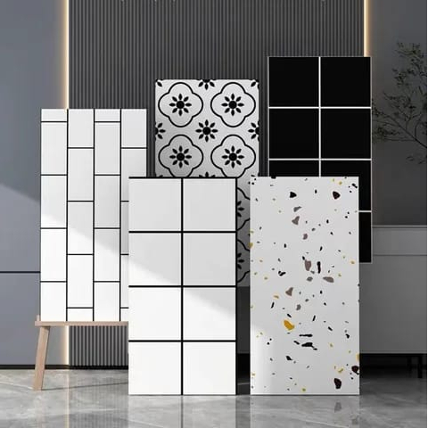 (COD) Wallpaper dinding Vinyl Marble 30 x 60 cm 0,3cm / Lantai Vinyl Marbel Granit / Stiker Lemari Cabinet Marbel