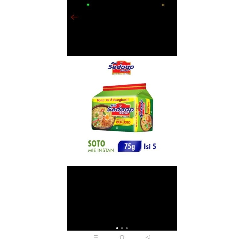 

mis sedaap soto 1 ach 5 pcs