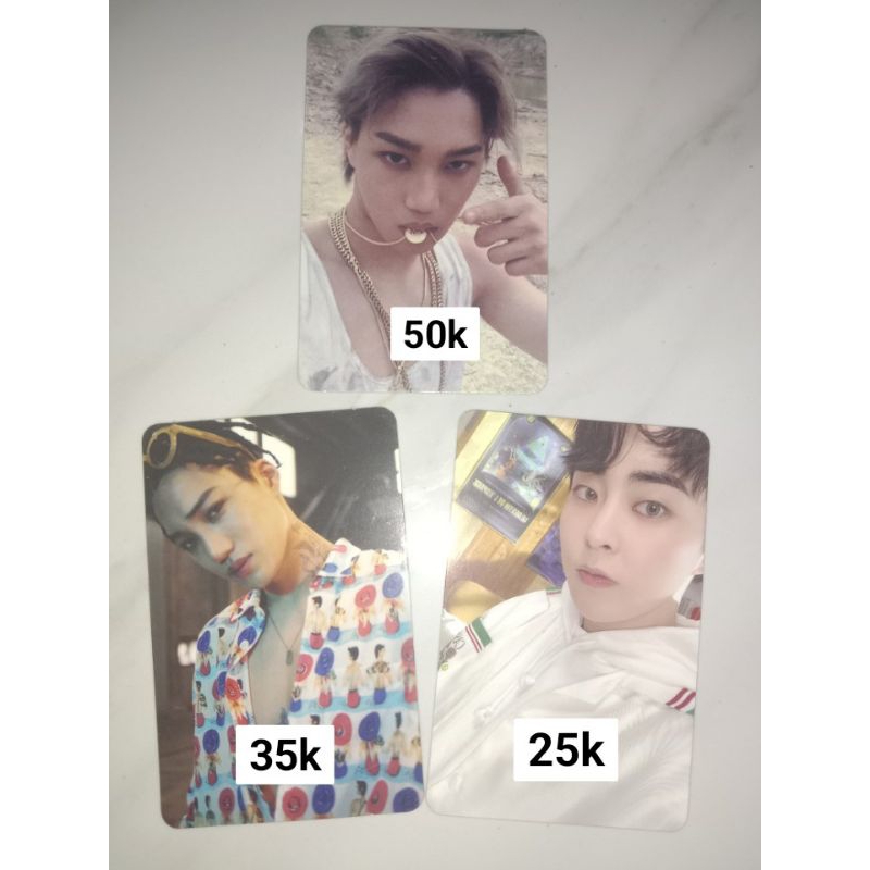 (BACA DESKRIPSI) PC PHOTOCARD KAI XIUMIN TEMPO KOKOBOP DFTF DON'T FIGHT THE FEELING EXO