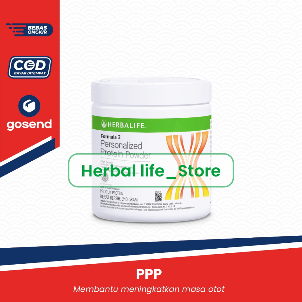 HERBALIFE-Herbalife protein-ppp Herbalife-Barcode utuh