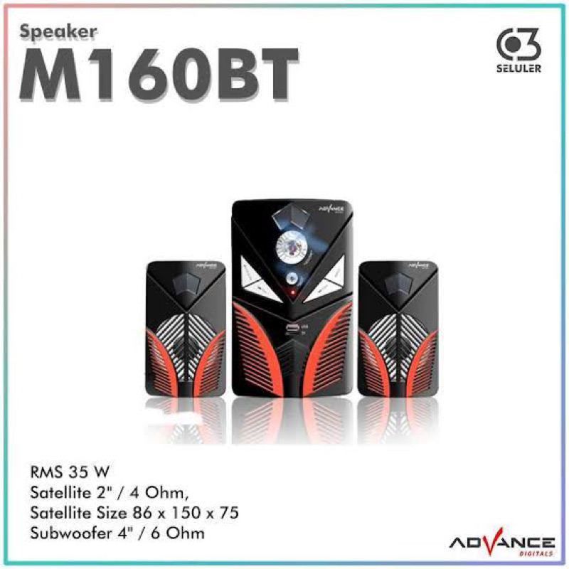 SPEAKER AKTIF ADVANCE M160BT Megabass