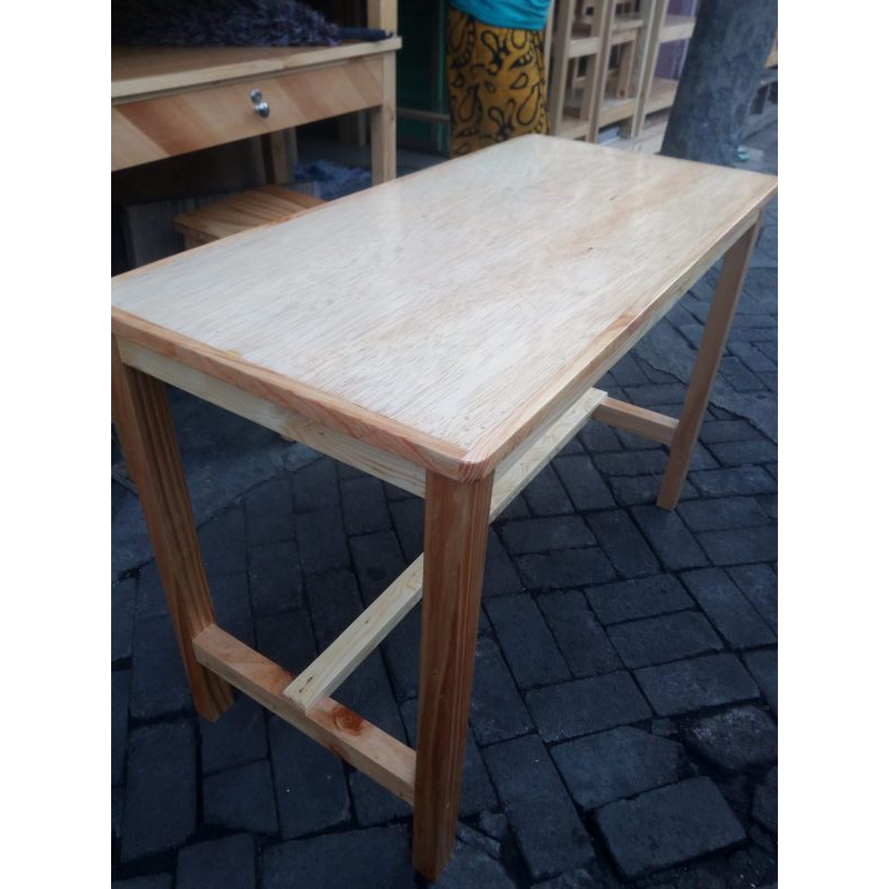 meja makan 120x60x75 jati belanda