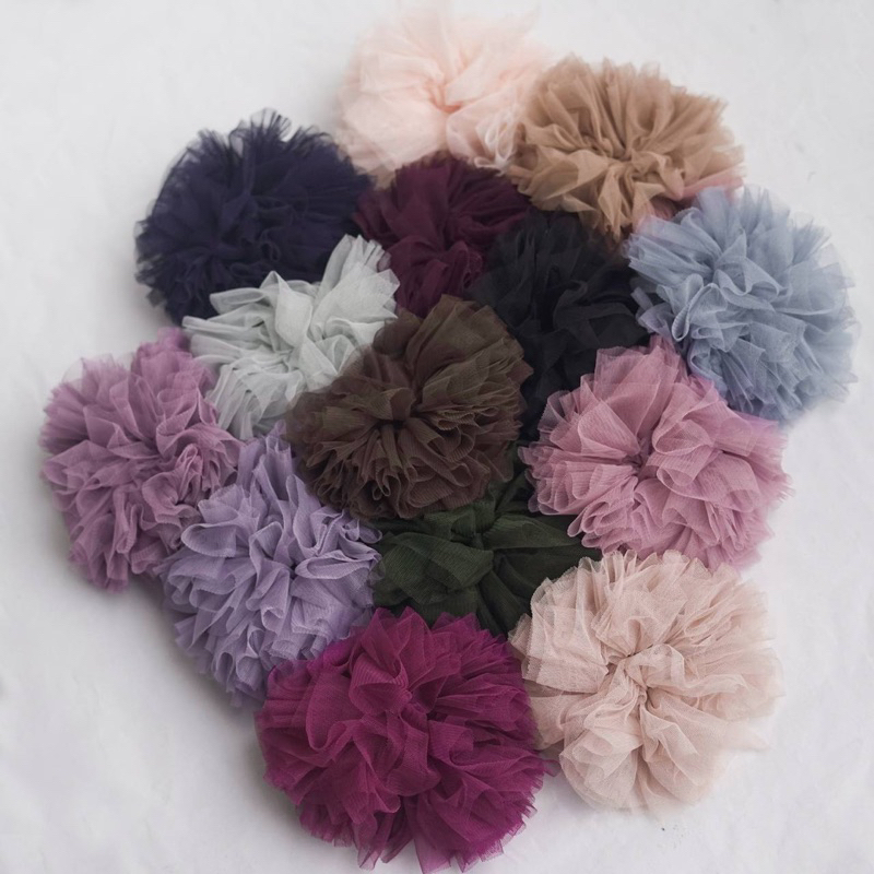 scrunchie jumbo tile/ cepol jumbo/ikat rambut/cepol hijab/premium scrunchie tile