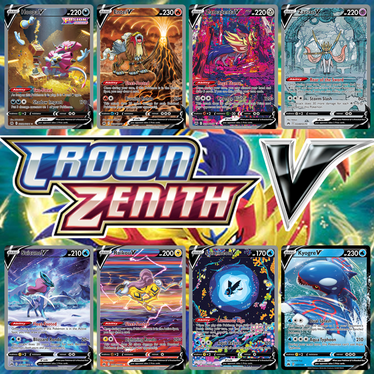 KARTU POKEMON TCG HOLOGRAM SPECIAL V - CROWN ZENITH