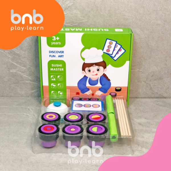 

Murah mainan Jual Wooden Game motorik anak Sushi Board