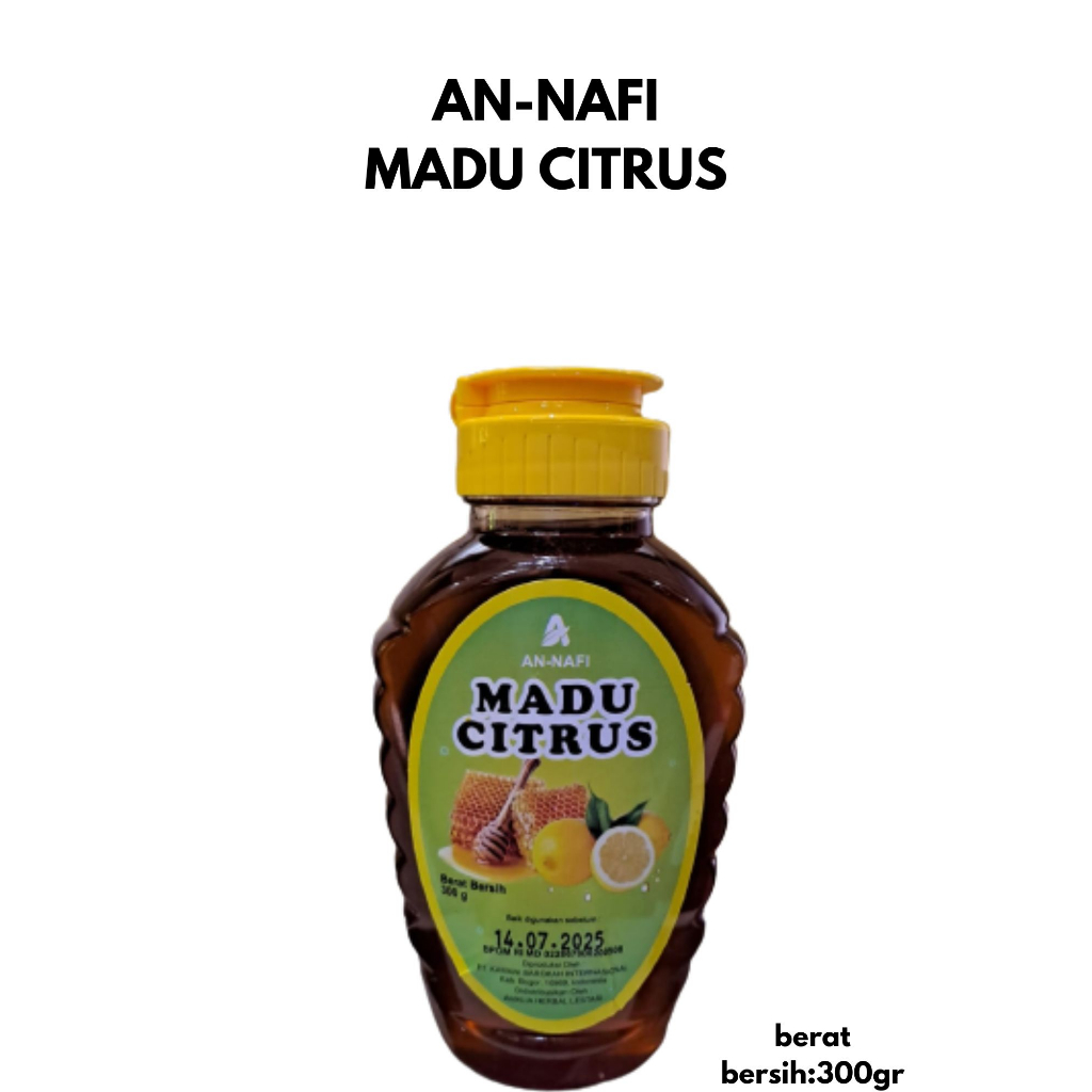

AN-NAFI MADU CITRUS/ MADU MURNI/100% MADU CITRUS/MADU ASLI DAN HALAL