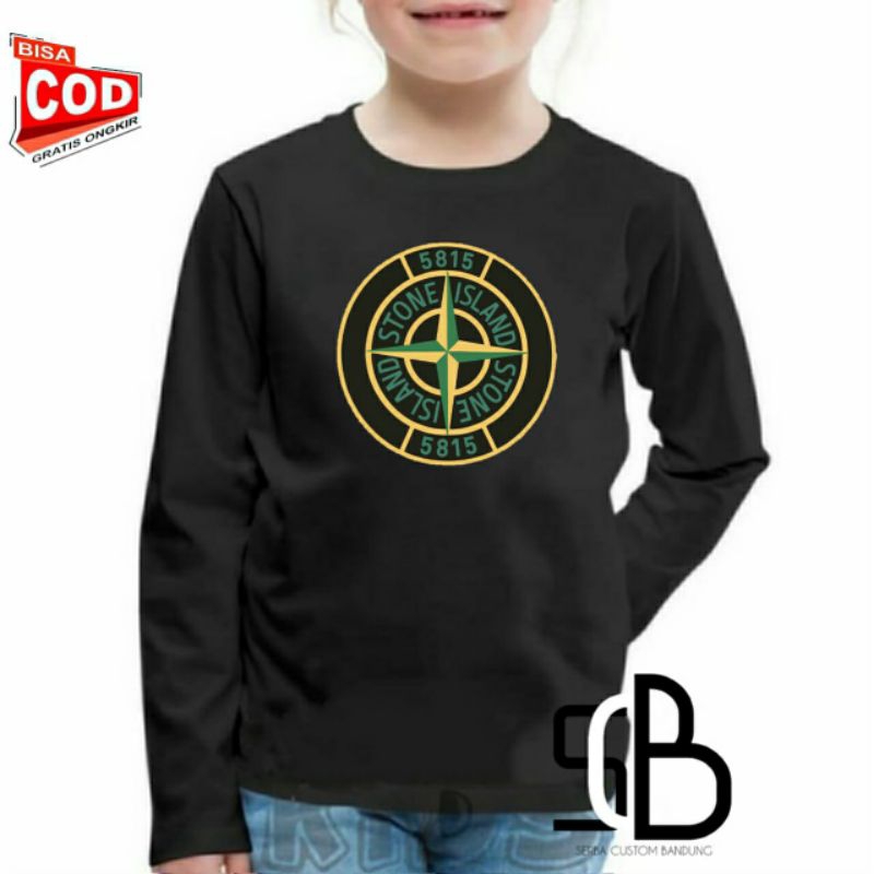 Stone Island Kaos Anak Stone Island Lengan Panjnag