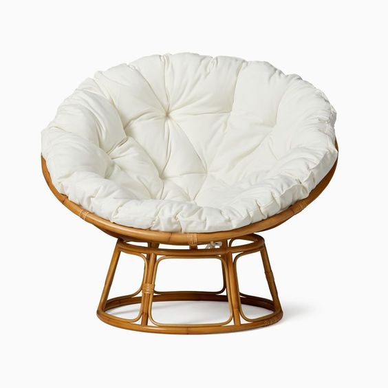 [ SIPALING AESTETIK ] Kursi Papasan Rotan / Kursi Sofa Bulat Rotan / Round Sofa Rattan Papasan