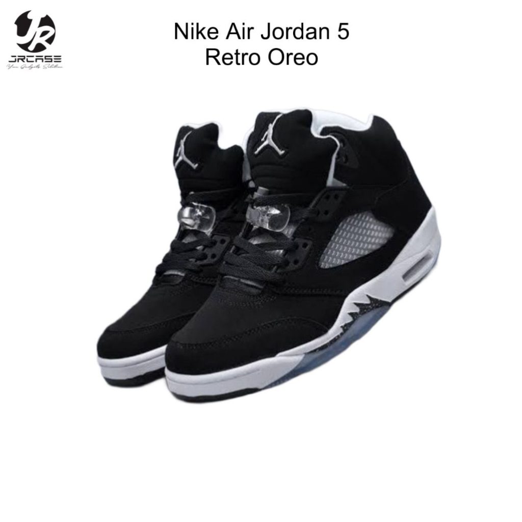 JRCASE Nike Air Jordan 5 Retro Oreo US 8.5 / 42 - 100% ORIGINAL BNIB