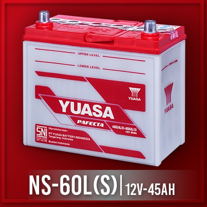 Aki Yuasa NS60LS Mobil New Vios Limo Yaris Sienta CRV Accord Civic Grand Livina Sunny Lancer Avega A