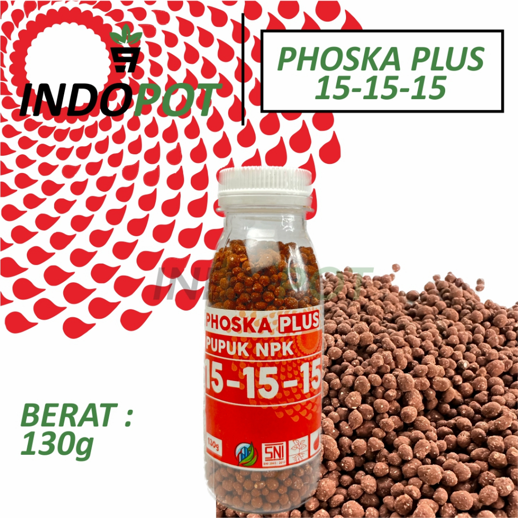 Pupuk Phoska 15-15-15 Kemasan 130gr Pupuk Pemicu Pertumbuhan Tanaman Pupuk Dasar