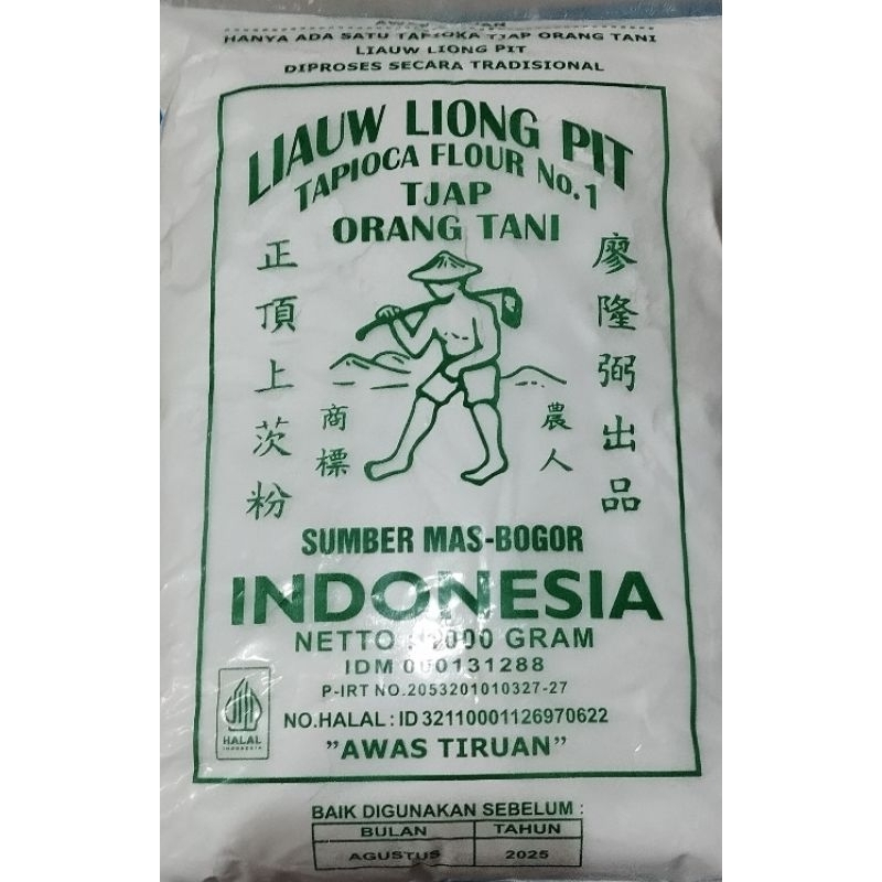 

Liauw Liong Pit Tepung Tapioca Cap Orang Tani