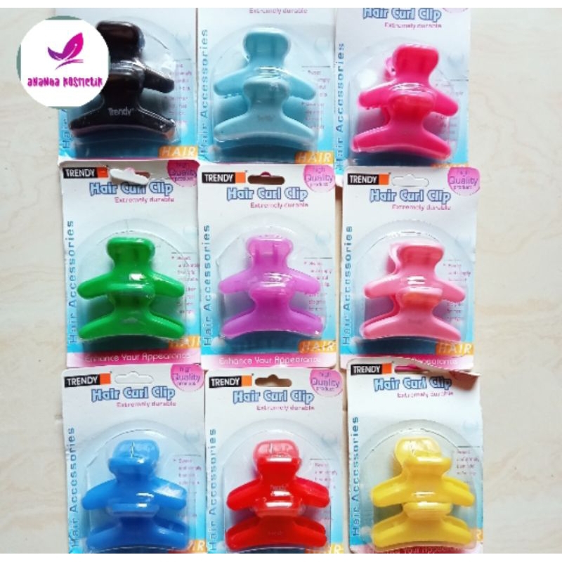 TRENDY HAIR CURL CLIP / JEPIT SALON / JEPIT RAMBUT SIZE SMALL ISI 2PC