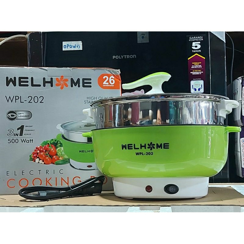 Pot memasak / cooking pot elektrik Welhome WPL 202