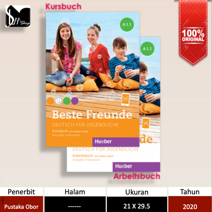 Baku Beste Freunde A1.1 | Kursbuch & Arbeitsbuch | 2 Buku | Bhs.Jerman