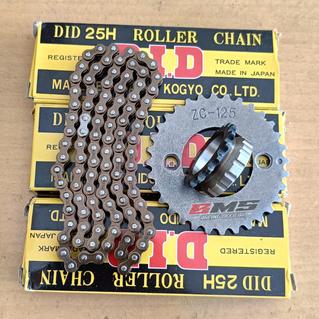 Rantai kamprat Cb100 cb k2 set gigi timing atas bawah pnp tiger gl megapro