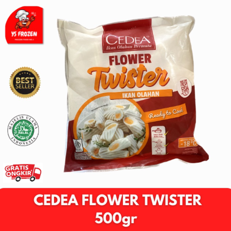 

Cedea Flower Twister 500gr / Cedea Kembang Ikan 500gr / YS Frozen Food Palembang