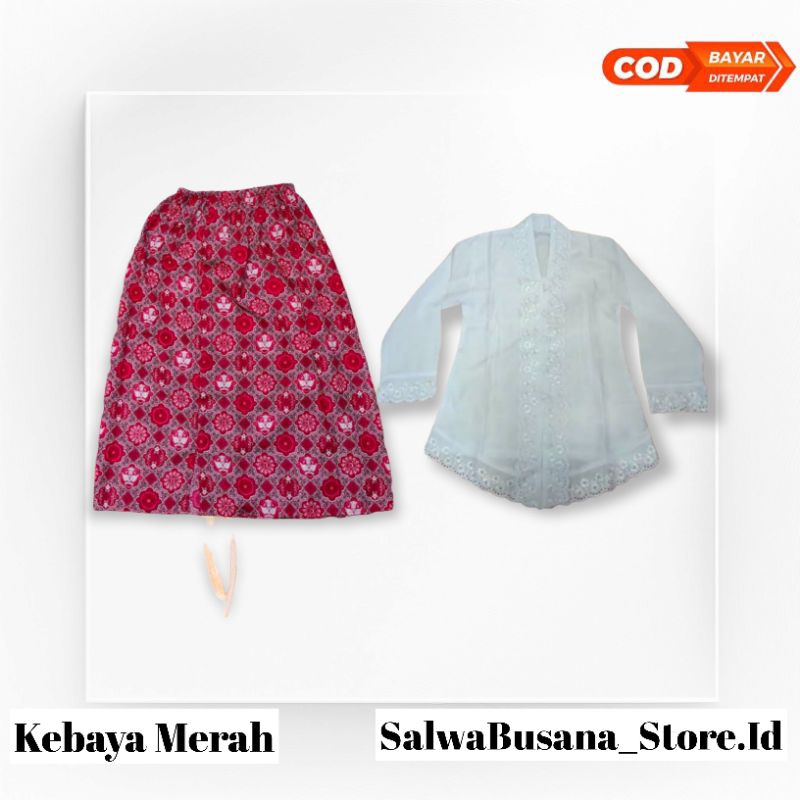 Baju Setelan Kebaya Anak & Kebaya Encim // Kebaya Sekolah Untuk Sekolah SD,TK