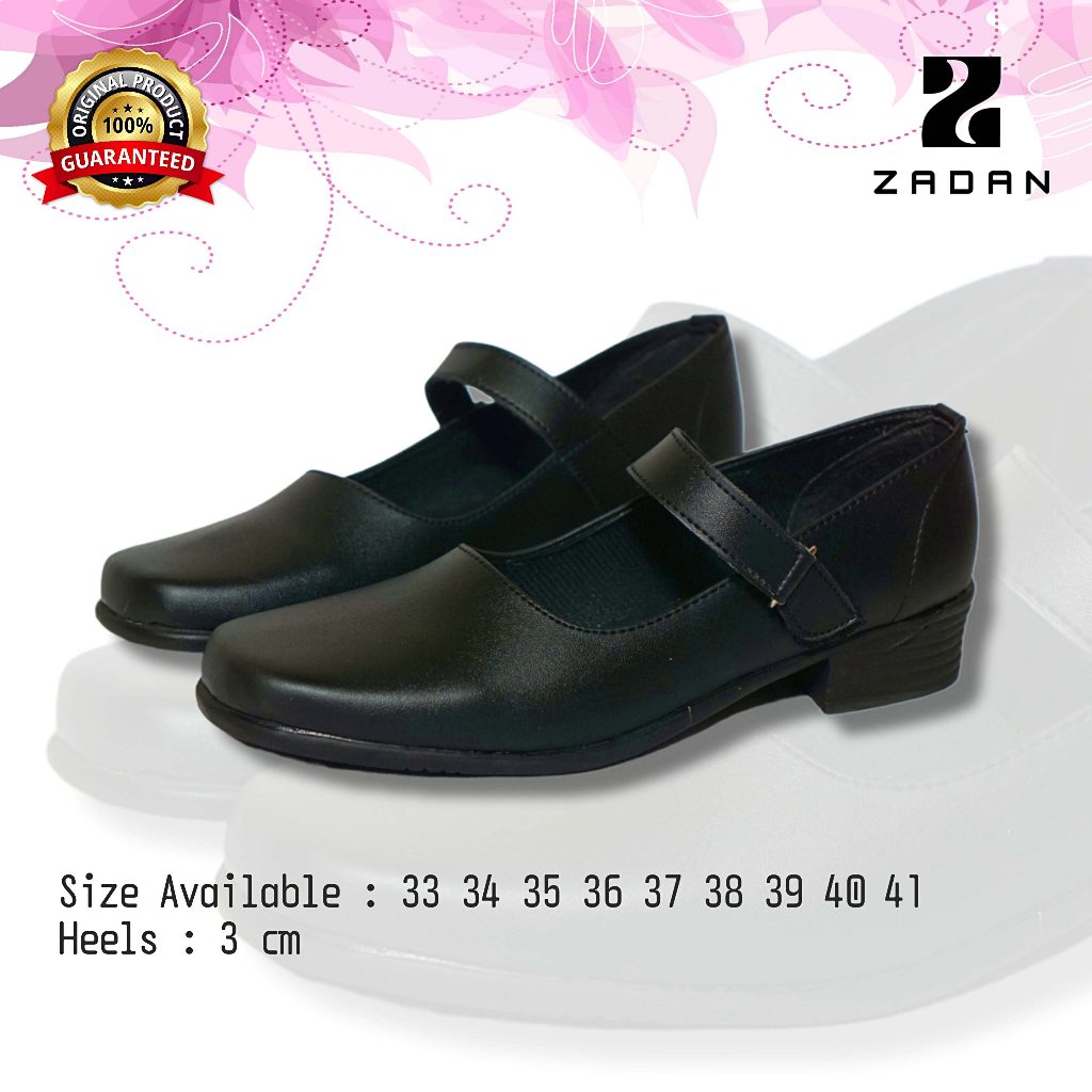 HQo Sepatu Pantofel Wanita / Sepatu Sekolah Wanita / Sepatu  Paskibra Wanita Bertali / Raisa