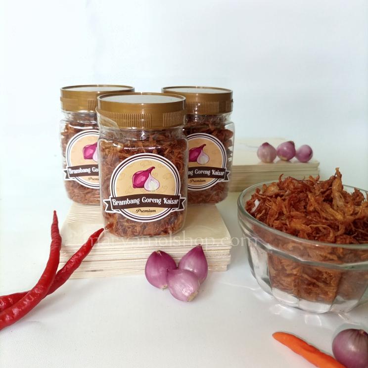 

Brambang Goreng Kaisar Premium berat 60gram