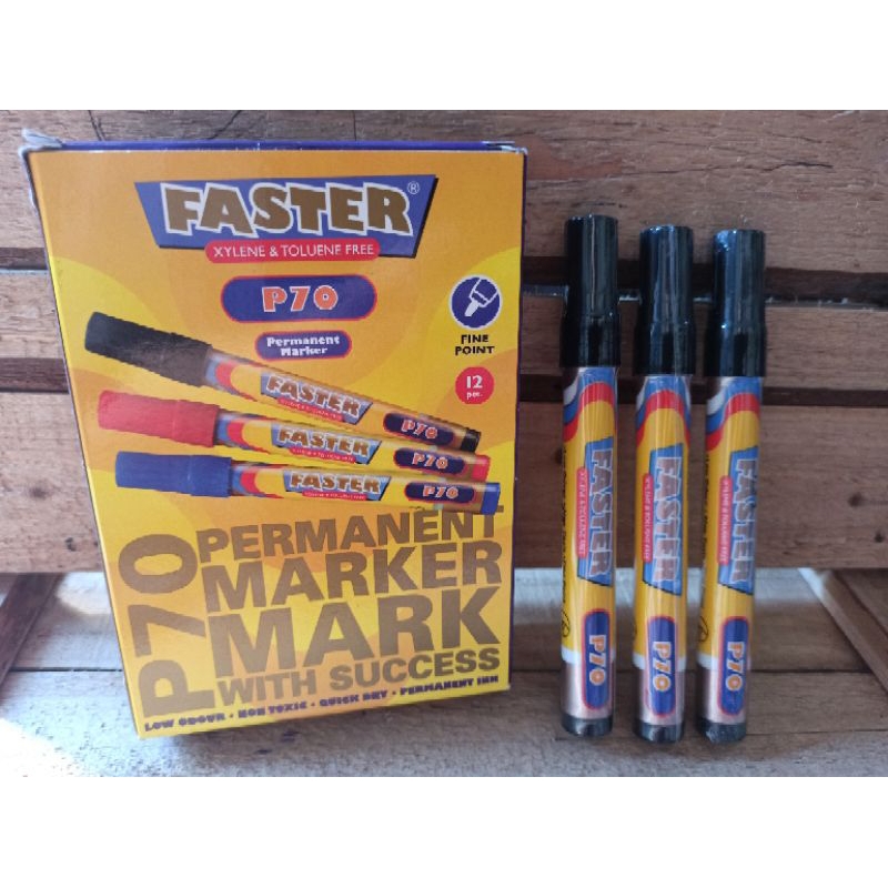 

Spidol faster Pemanent P70 HITAM