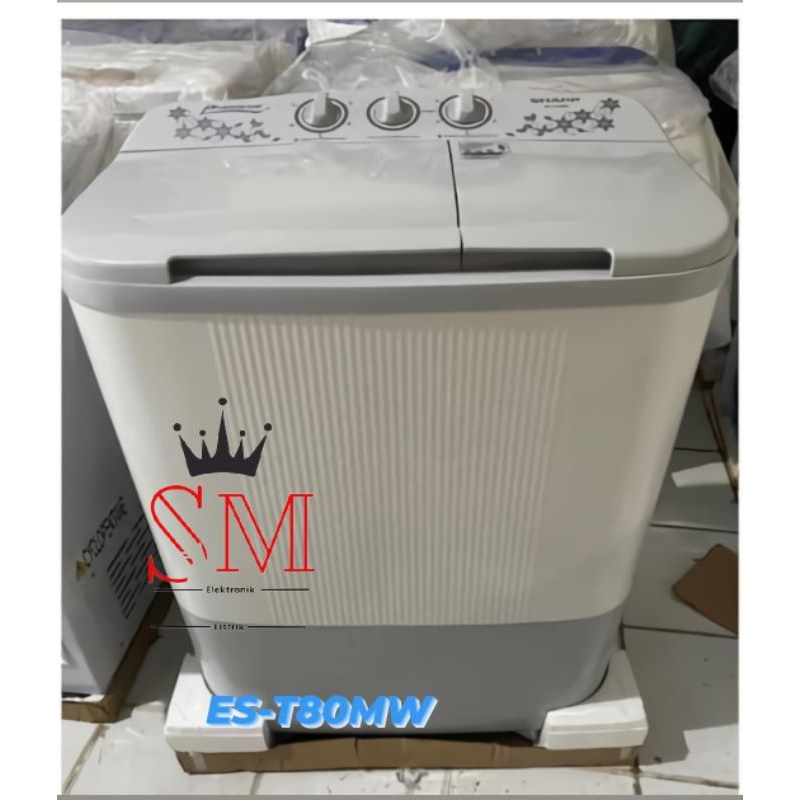 Sharp mesin cuci 7 kg ES-T80MW