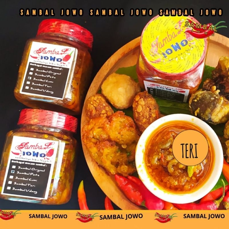 

SAMBAL TERI / SAMBAL JOWO / ANEKA SAMBEL / SAMBEL TERI