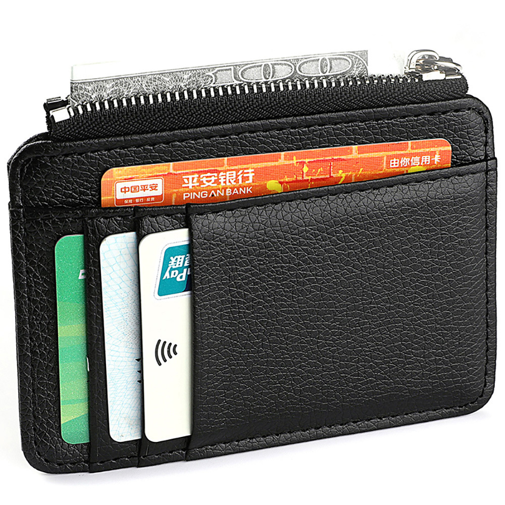 DOMPET KARTU POLOS KEKINIAN KULIT CARD HOLDER SIMPLE BOULE WA761B5 HITAM RESLETING WANITA BISA PRIA ATM TERBARU WALLET MINI SLIM DESIGN BRANDED KOREA REMAJA