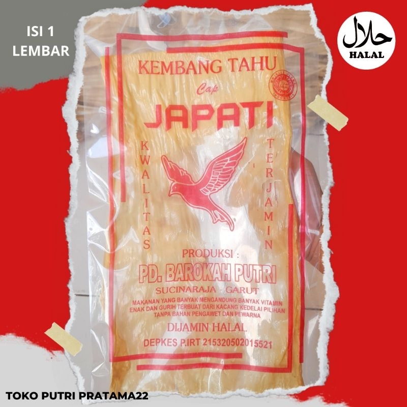 

Kembang Tahu Cap Japati 1 lembar [HALAL MUI]