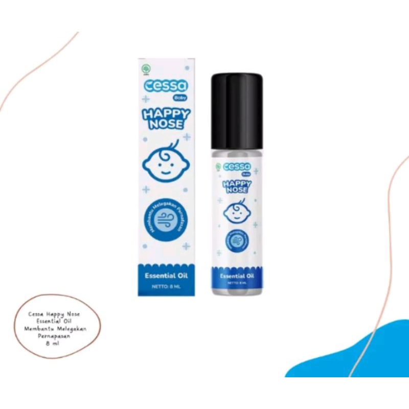 CESSA BABY HAPPY NOSE ESSENTIAL OIL WARNA BIRU DAN HAPPY NOSE ESSENTIAL OIL WARNA MERAH UNTUK BAYI