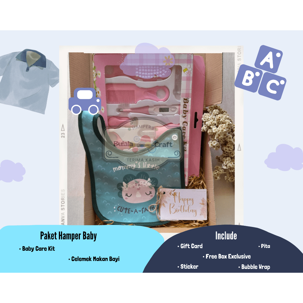 

Hampers dan Kado Lahiran Baby New Born Cowok Usia 0-12 Bulan