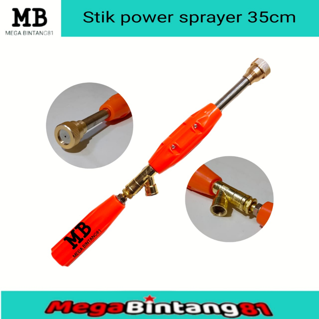 Stik stick sprayer stik power sprayer 35cm stik sprayer gun stik cuci motor kuningan