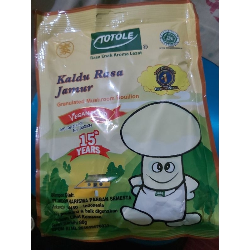 

Totole kaldu rasa jamur 80g